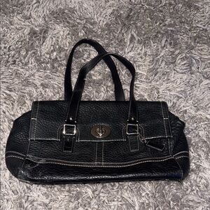 Coach Black Leather Handbag